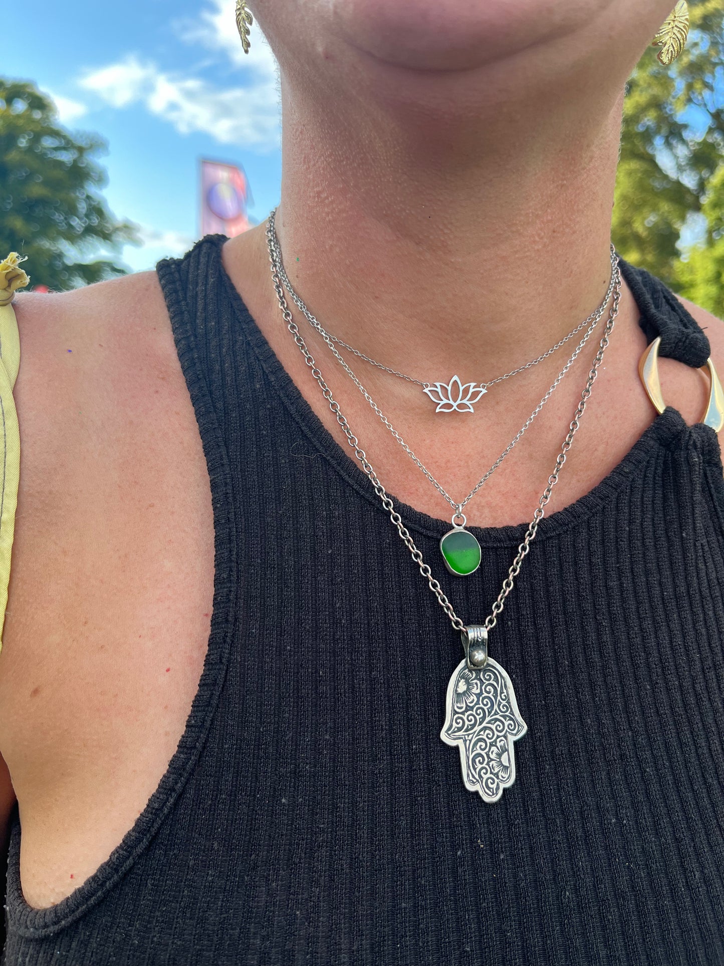 Seaglass pendant workshop