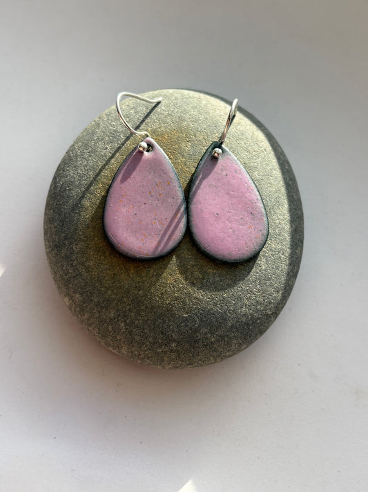Enamel earrings