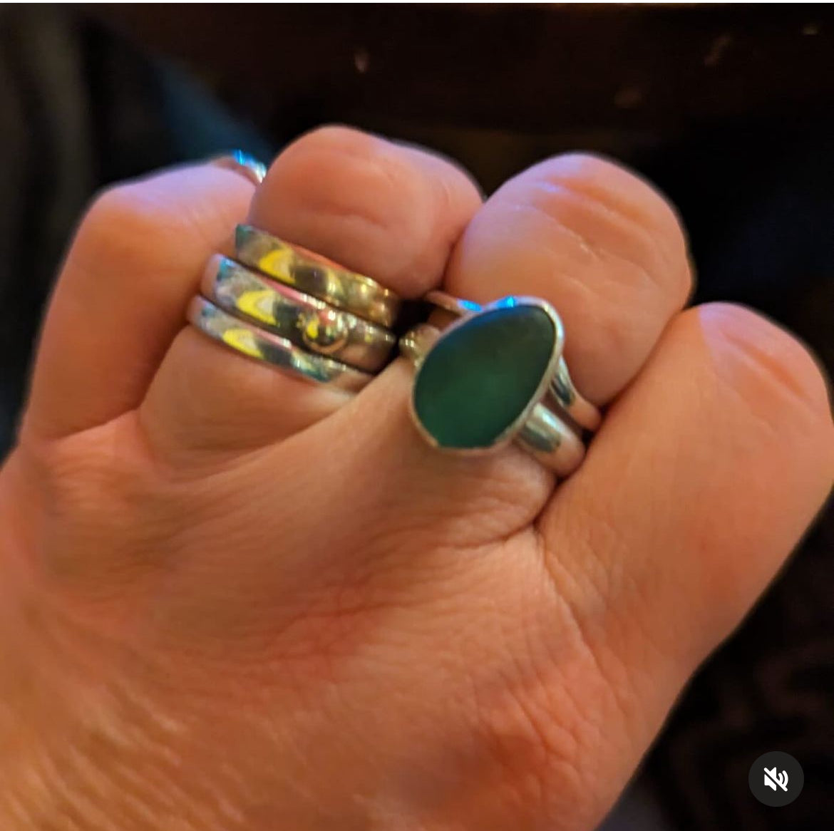 Seaglass Silver Ring Workshop