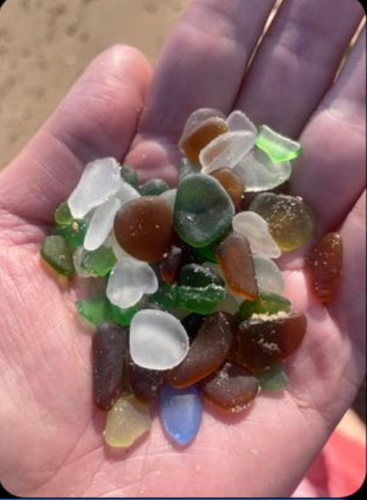 Seaglass ring or pendant workshop