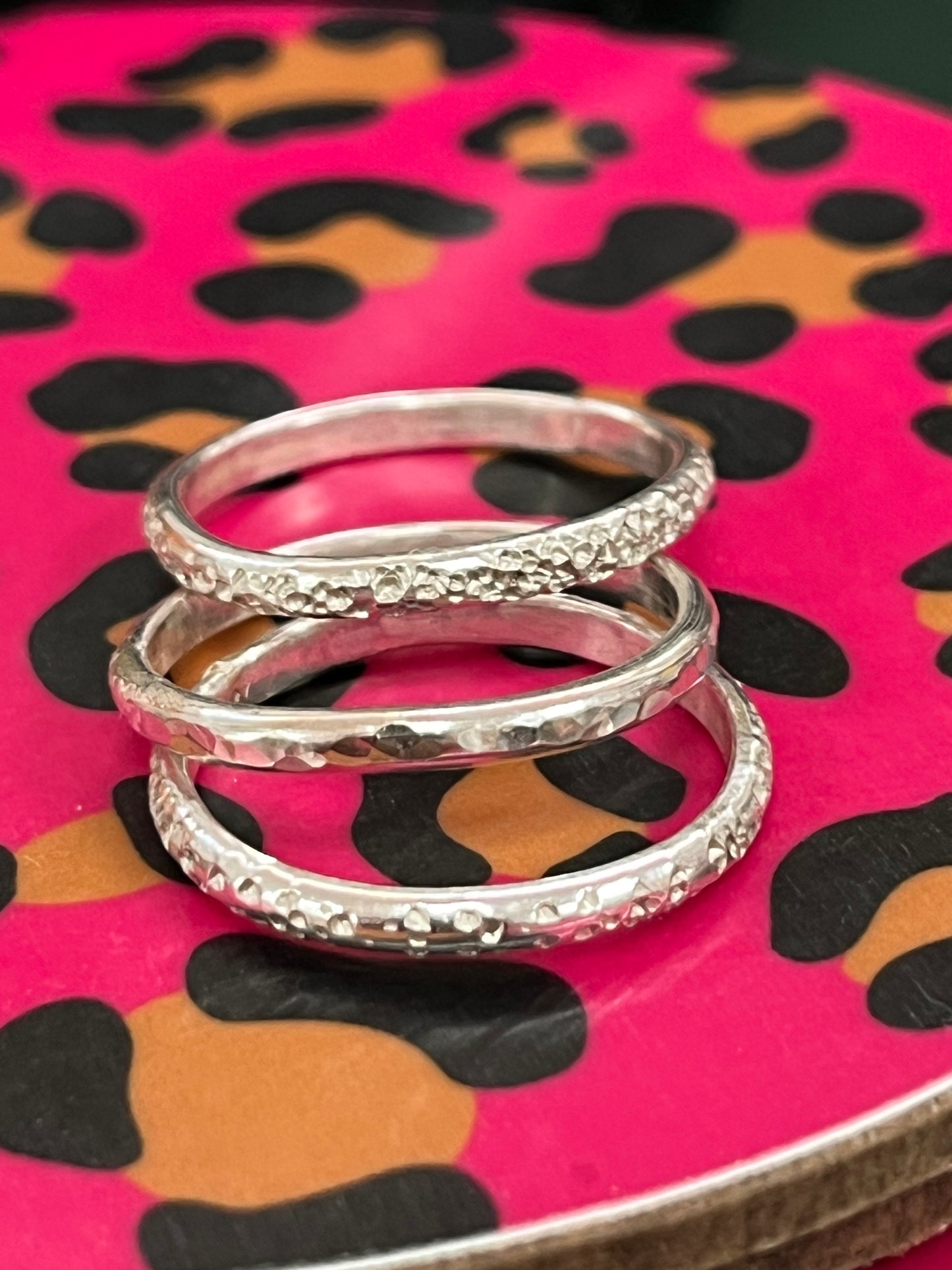 3 Silver Stacking Rings Workshop