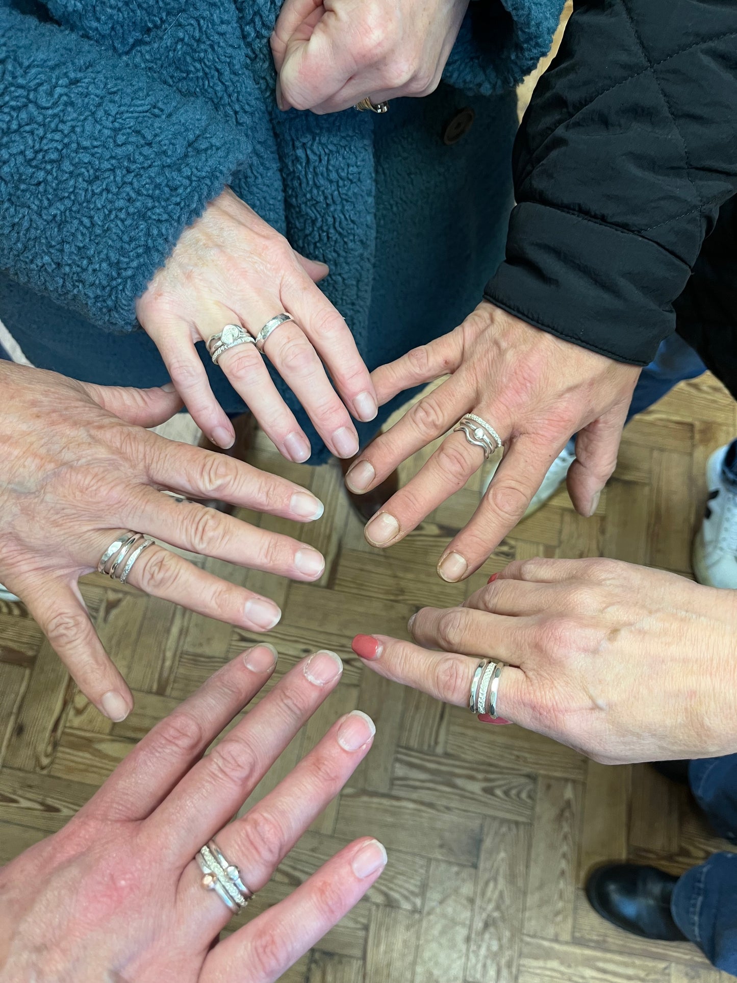 3 Silver Stacking Rings Workshop